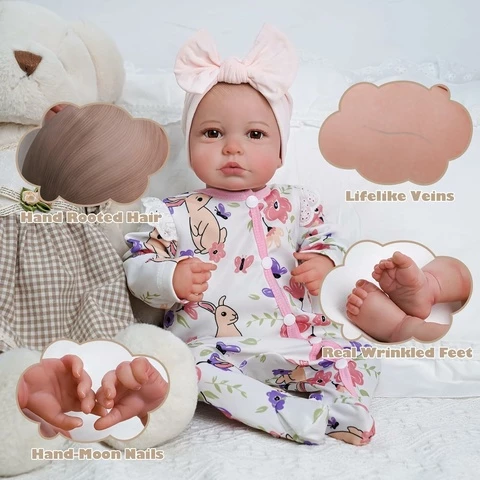 Reborn nukke Anneli 50 cm