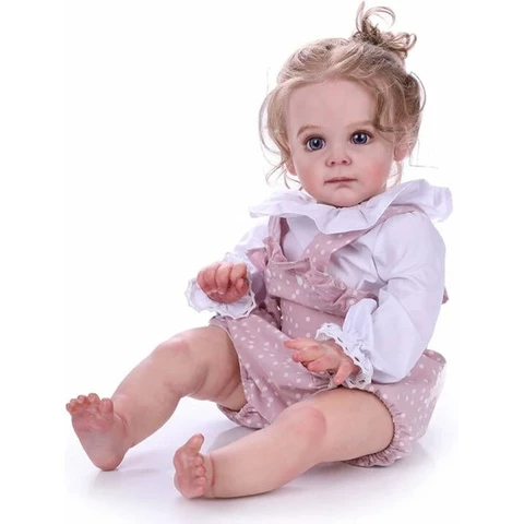 Reborn nukke taapero Minka kesäpuvulla
