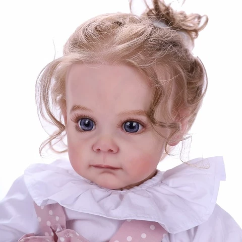 Reborn nukke taapero Minka kesäpuvulla