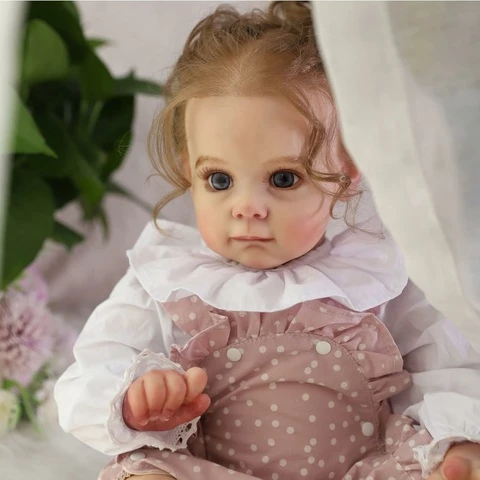 Reborn nukke taapero Minka kesäpuvulla