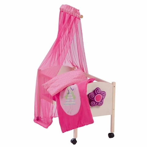 Roba Happy Fairy nuken puinen sänky katoksella