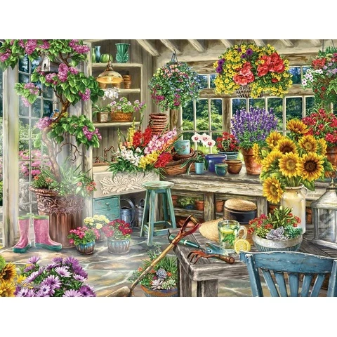 Ravensburger Puzzle 2000 returns The gardener&#39;s room