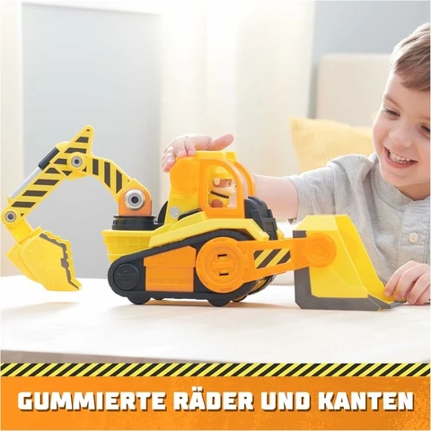 Rubble & Crew Deluxe Rolle ja ajoneuvo valolla ja äänellä