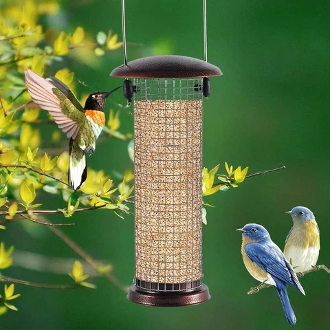  Automatic bird feeder metal 33 cm