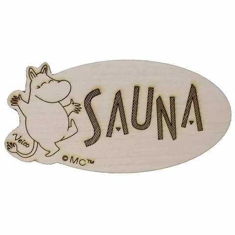 Sauna sign Moomin