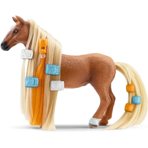Schleich Horse Club Kim and Caramelo horse with hair 42585
