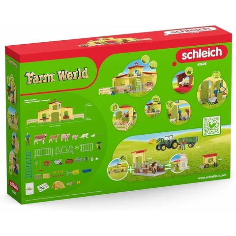 Schleich Farm World Iso farmi, eläimiä ja tarvikkeita 42605