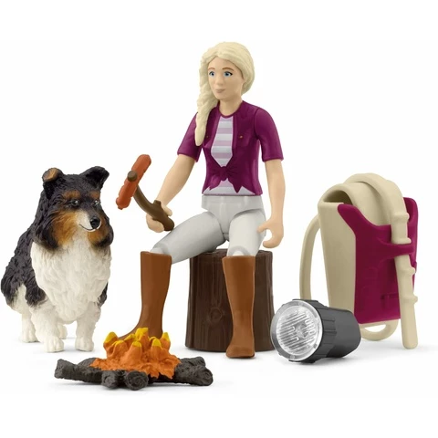 Schleich 42749 Lisa ja nuotiopaikka