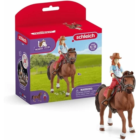 Schleich paketti-tarjous Horse Club Tori & Prinsessa 42640 ja 42539 Hannah & Cayenne