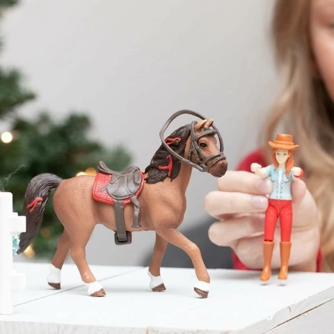 Schleich paketti-tarjous Horse Club Tori & Prinsessa 42640 ja 42539 Hannah & Cayenne
