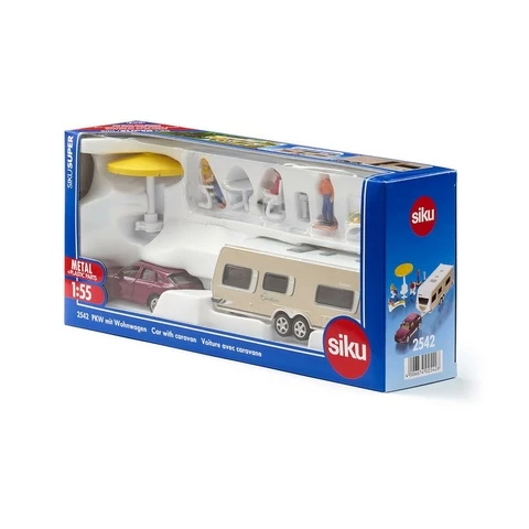 Siku car and caravan 1:55 2542