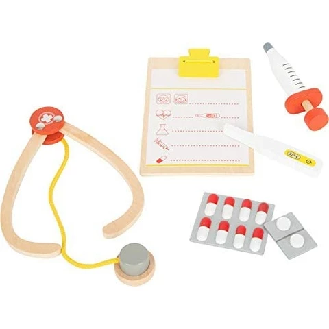 Smallfoot dentist's wooden case play set