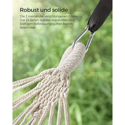 Sonmics Kahden hengen riippumatto harmaa