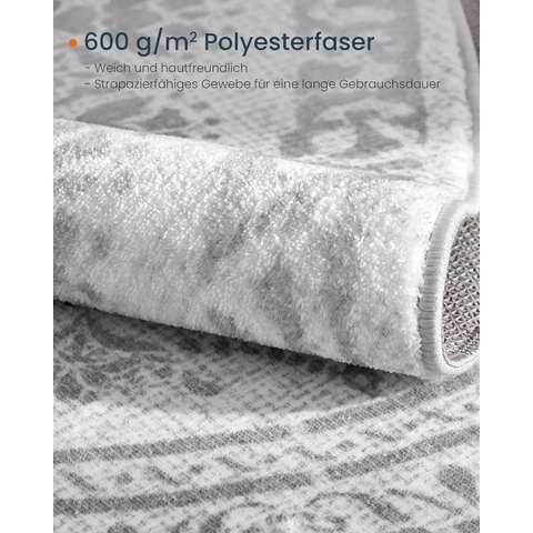 Sonmigs pyöreä matto 160 cm harmaa (Halkaisija 160 cm)