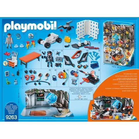 Playmobil Spy Team Workshop Advent Calendar