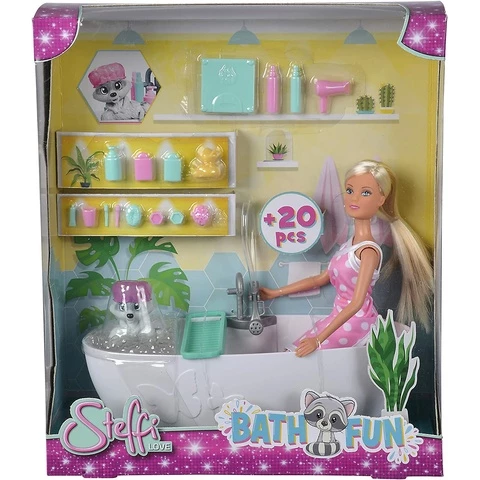 Steffi Love doll and bathroom play set