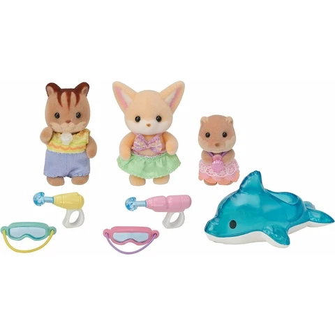 Sylvanian Families - Kolmoset altaalla