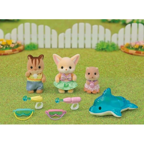 Sylvanian Families - Kolmoset altaalla