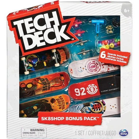 Tech Deck finger cooker set 6 pcs, assortment