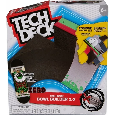 Tech Deck X-Connect Starter Set Bowl Builder ja sormiskeitti