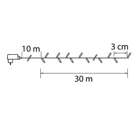 Led valosarja 1000 kpl 30 m Airam Teno (69,-)