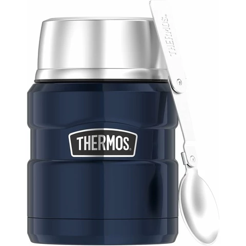 Thermos King ruokatermos lusikalla 0.47L, sininen