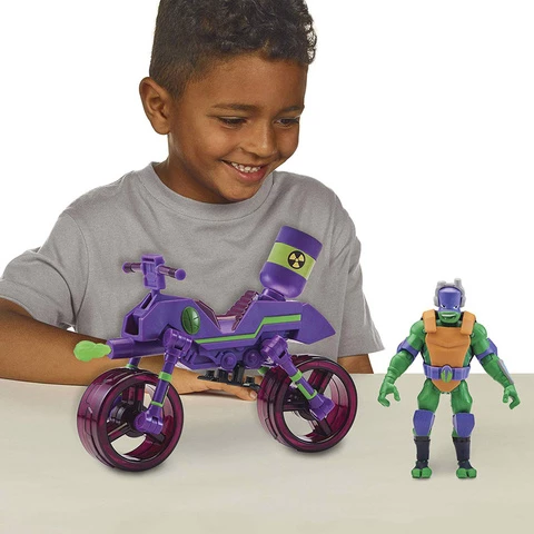Turtles Donatello and the vehicle Bug Buster
