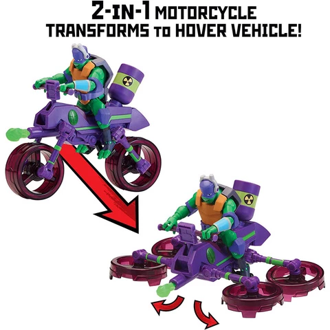 Turtles Donatello and the vehicle Bug Buster