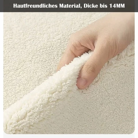 Tospass pyöreä matto beige/valkoinen