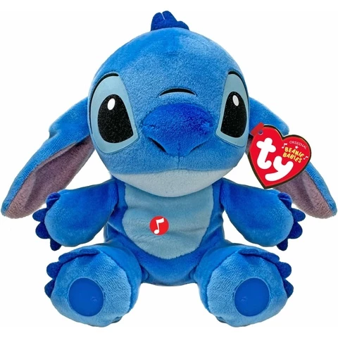 Stitch pehmolelu 15 cm äänillä – virallinen TY Disney-pehmolelu
