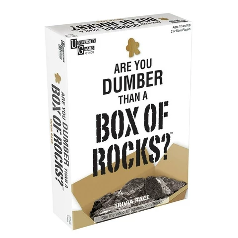 Are you dumber than a box of rocks? – a board game