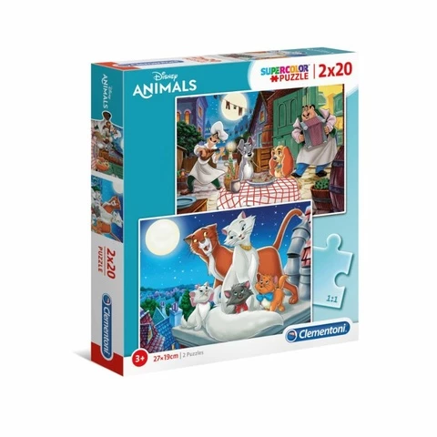Palapeli 20×2 Disney Animals