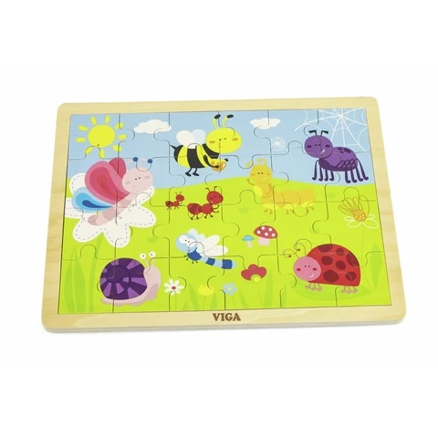 Viga bugs wooden frame puzzle