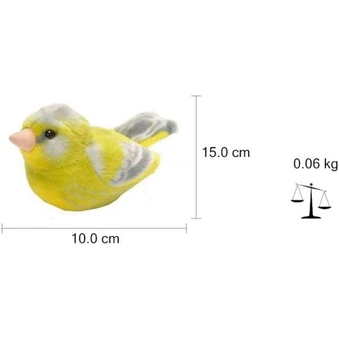 Bird plush Greenfinch 17 cm
