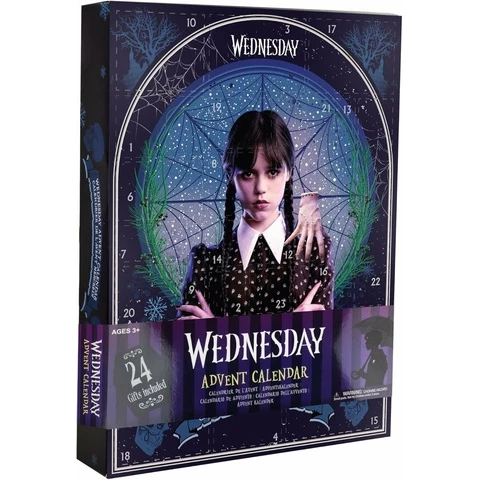 Wednesday joulukalenteri 24 yllätystä